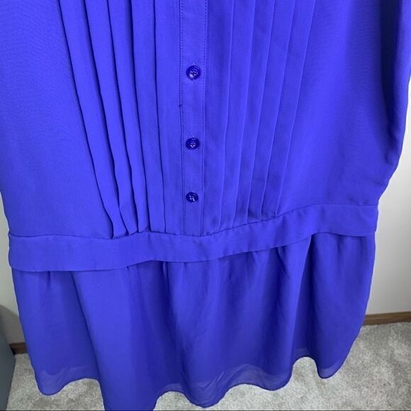 BCBGeneration cobalt blue back collar dress B1 - Picture 7 of 10